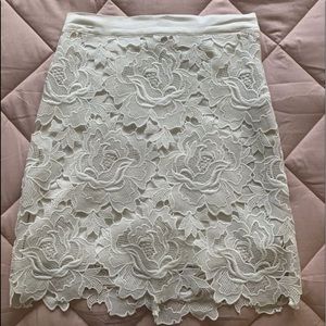 White Lace Skirt